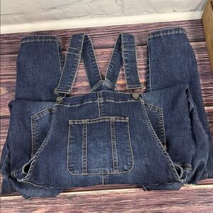 Maurices Dark Blue Women's Jeans Overalls